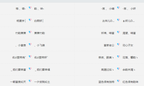 情侣网名精选合集 2013全新集合