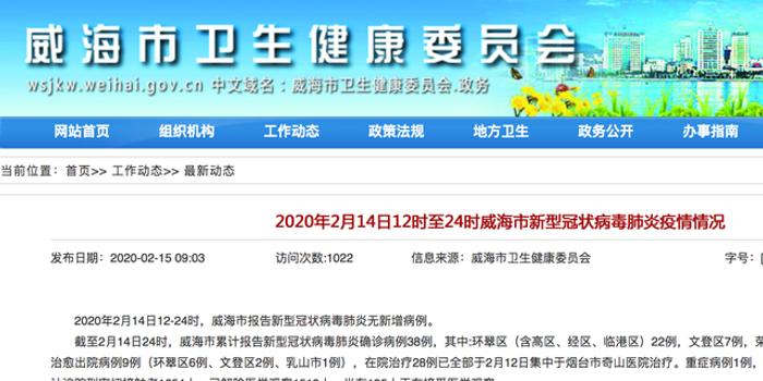 威海病毒最新动态